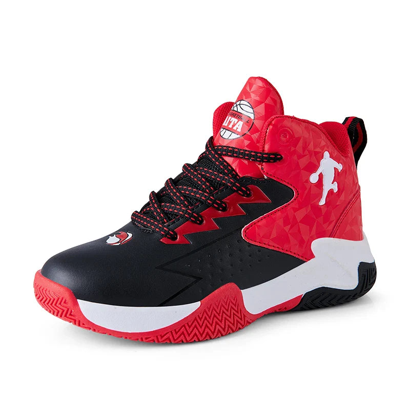 Fashion Brand Basketball Shoes Boy Kid Trainers Non-slip Children's Sports Shoes Outdoor Leather Basketball Sneakers Kids Girls