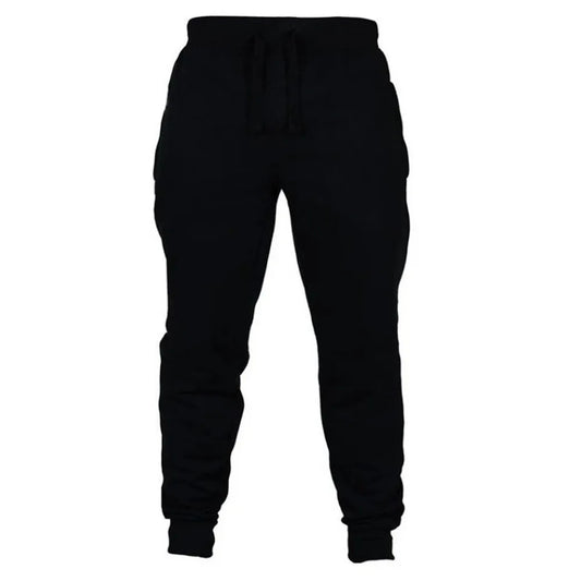 Autumn and winter Men Warm Casual Pants Fitness Sportswear Tracksuit Bottoms Trousers Black Gyms Jogger Pants