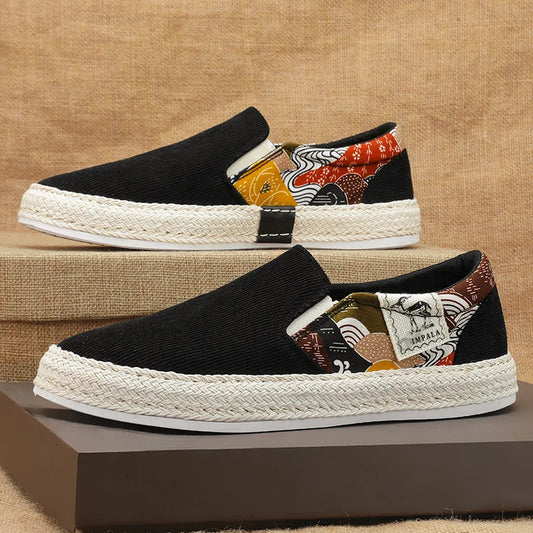 Sapatos casuais masculinos slip-on preguiçosos, jovens, modernos, para o dia a dia, para o ar livre, com personalidade simples