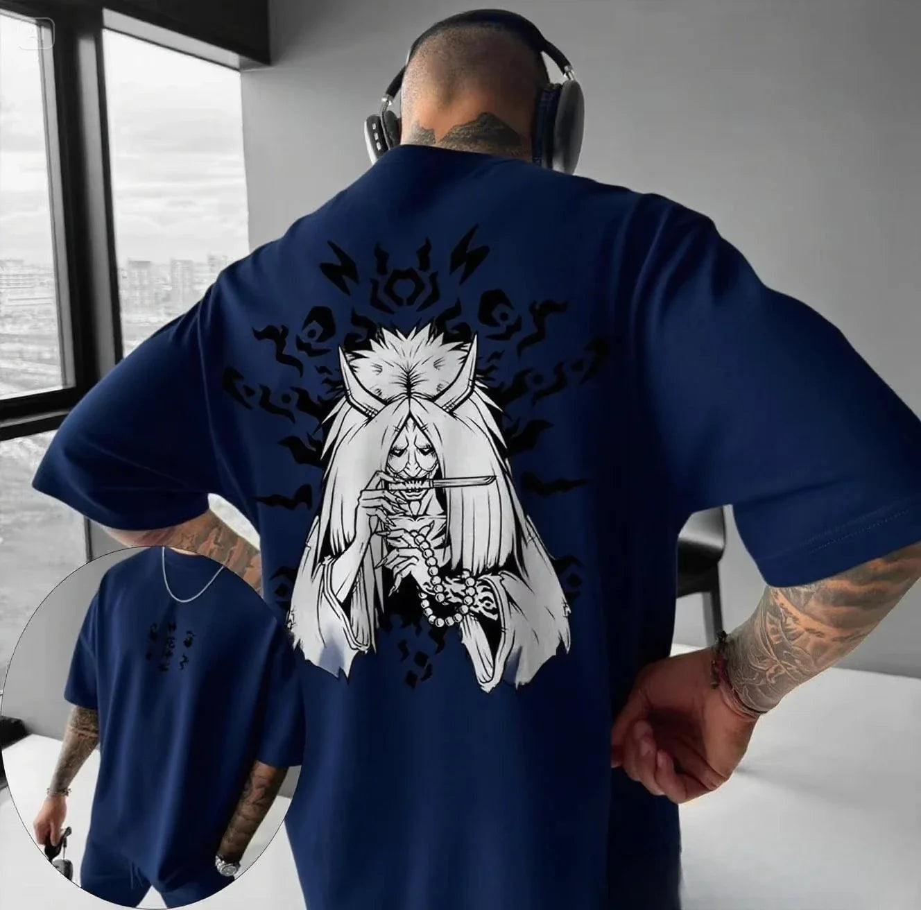 Unisex Oversized Anime Printed Graphic T-Shirt Men's Clothing Summer 2025 Y2k Casual Women's Short Sleeved Tee Streetwear Tops