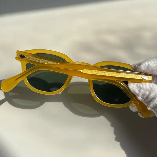 High Quality Sunglasses Man Johnny Depp Lemtosh Polarized Sun Glasses Woman Luxury Brand Vintage Acetate Frame With Original Box