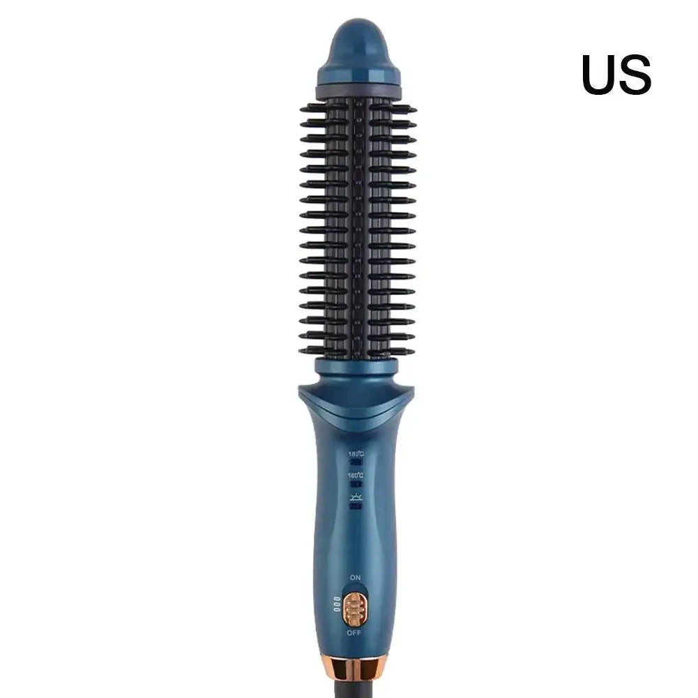 Auto Rotating Curling Iron Wand - 2-in-1 Hair Curler & Straightener, Adjustable Temperature, Travel Friendly