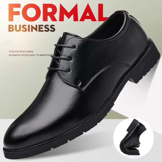 Men's Formal Leather Shoes – High-Quality Business & Wedding Dress Footwear