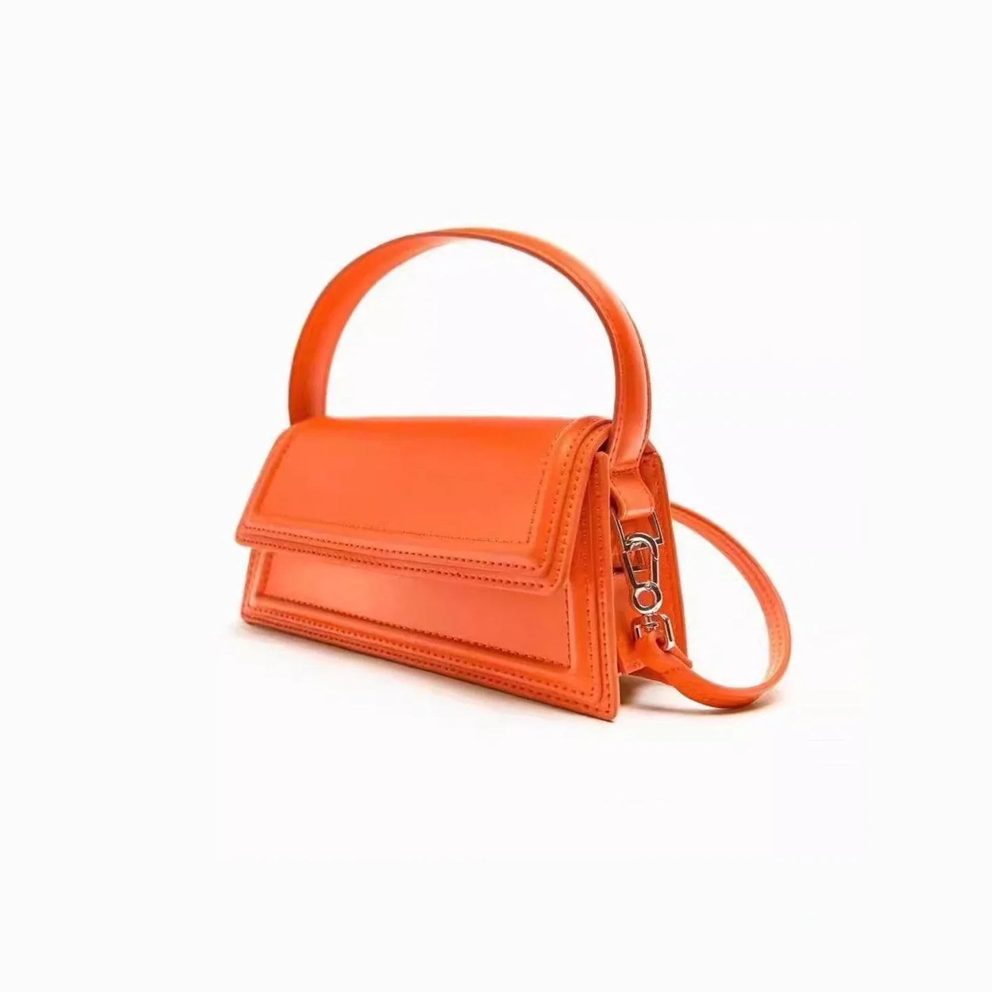 2024 summer new brown Mini City crossbody bag Black casual fashion hand bill shoulder bag