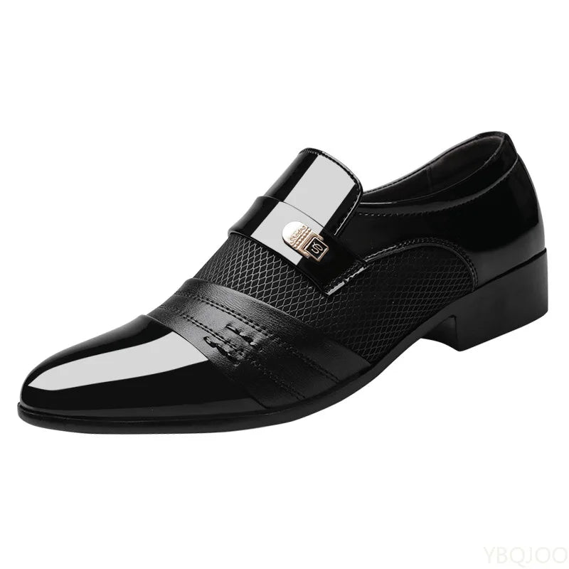 Large Size Fashionable Men's Office Formal Shoes Low Cut Daily Comfortable Pointed Multifunctional Men's Wedding Men's Shoes