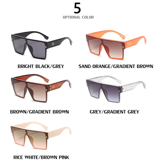 New Fashion Square Sunglasses For Women Men Oversized Frame Luxury Brand Disigner 2021 Sun Glasses UV400 Wholesale