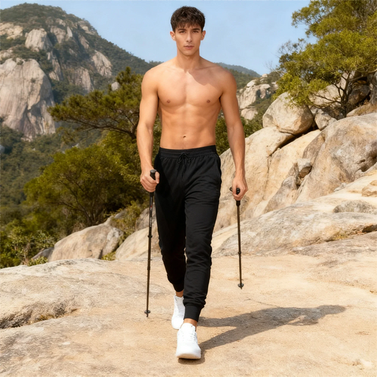 New Men'S Casual Pants - Breathable Spring/Fall Work Trousers Men'S Joggers with Elastic Waistband&Drawstring Classic Joggers