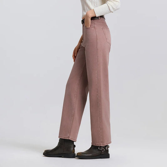 Women Vintage Long Trousers Spring Wide-leg Trousers