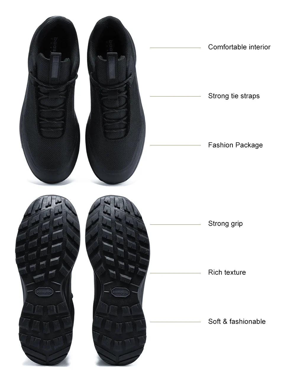 Men Hiking Shoes Classic Business High Quality Male Trekking Climbing Sneakers Non-slip Luxury Designer Outdoor Shoe