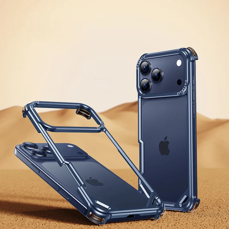 Case for iPhone 17 Pro Max 17 Air Magsafe Metal Shockproof Protective Phone Cover Aluminum Alloy Anti-Drop Shells