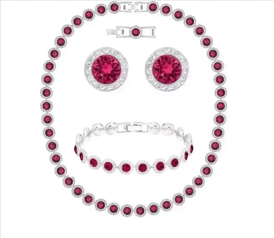 2025 New Classic Luxury Angel Set, Necklace, Bracelet, Earrings, Multi Functional and Beautiful - Valentine's Day Gift