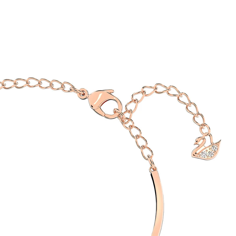 Classic Infinity Symbol Heart Jewelry Set Necklaces and Bracelets Rose Gold Rhodium Tone Finish Clear Crystals Fine Jewelry