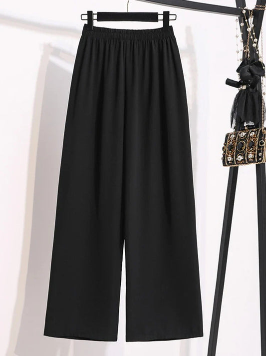Women's Summer Loose Chiffon Wide Leg Pants