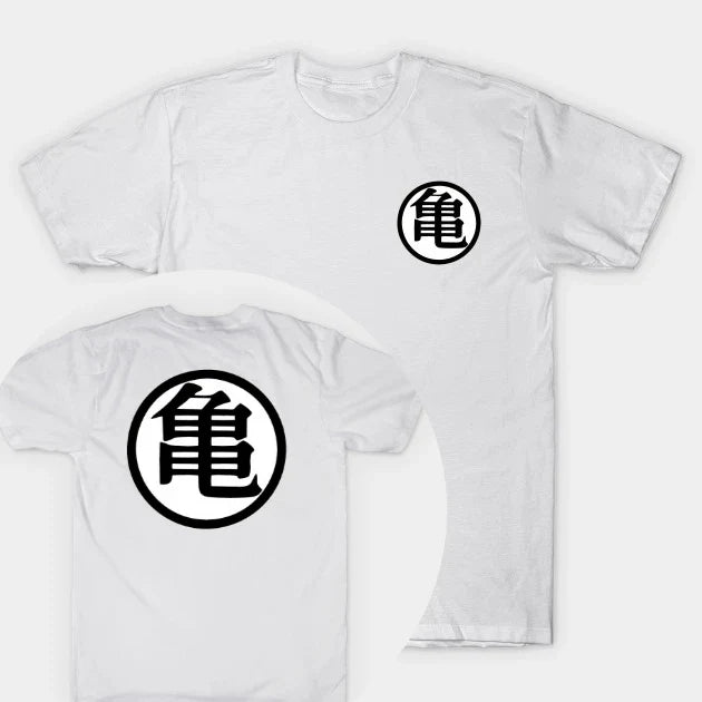 T-shirt Master Roshi Printing Men's 2025 Summer Fashion Casual Oversized Y2K Streetwear