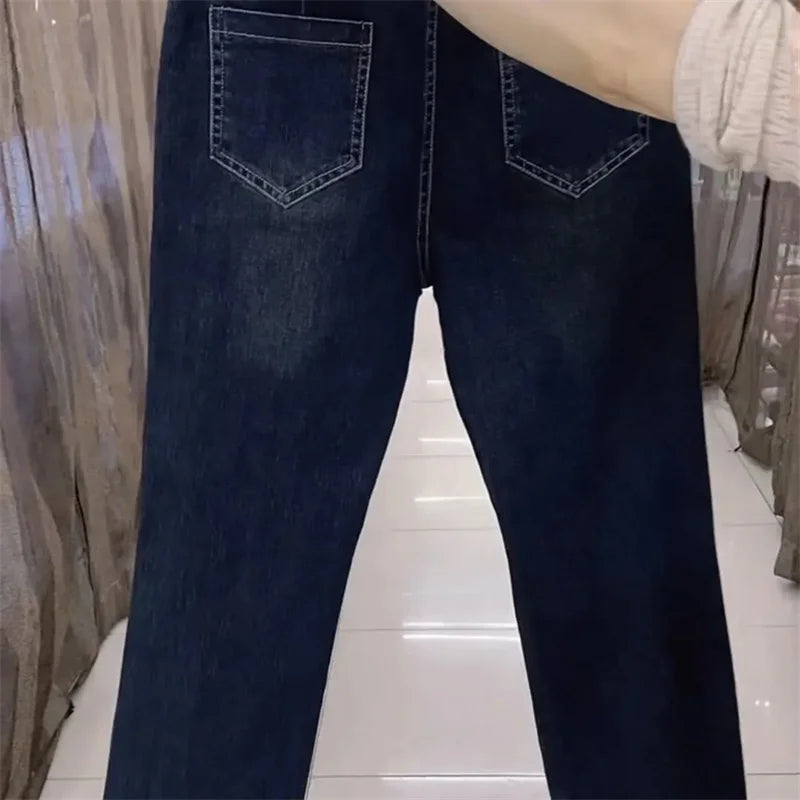 Women's Elastic High Waist Jeans