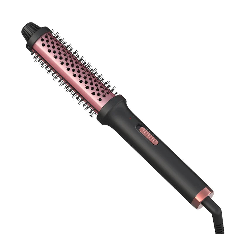Curling lron Brush 2 in 1 Electric Hair Comb Negative lon Hair Dryer Styling Appliances Portable Professional Hair Strai