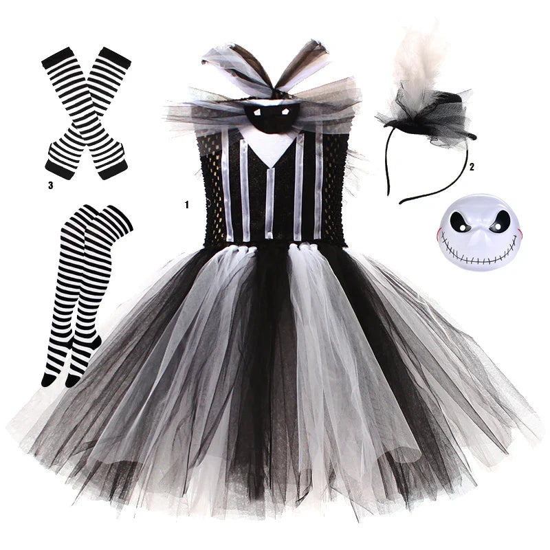 Kids Girls Tutu Dresss Halloween Cosplay Costume Carnival Party Boy Costume Witch Fancy Clothes Halloween Gifts for Children