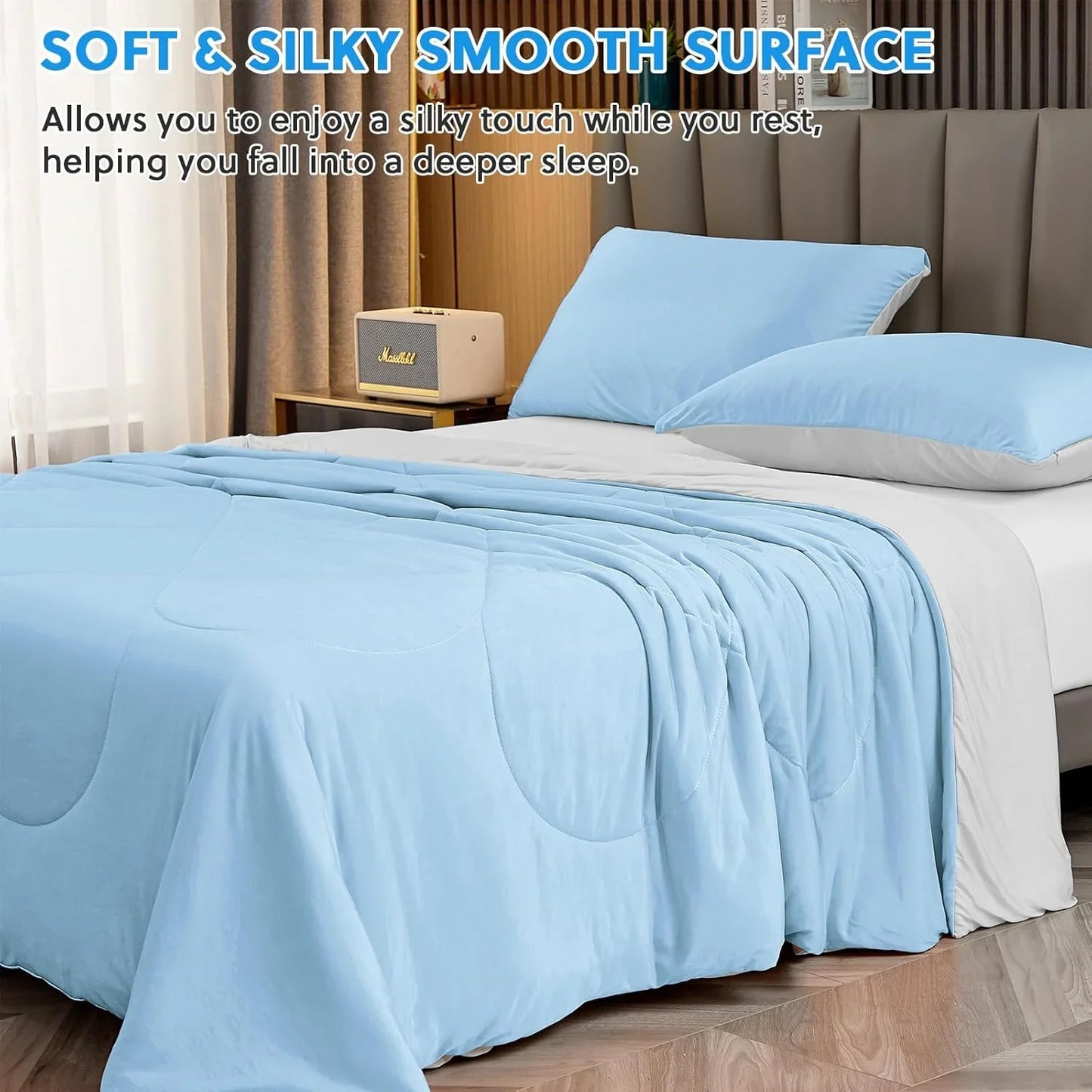 1pc Large Cooling Blanket for Hot Sleepers, Dual-Sided Soft & Lightweight Summer Bedding, Contemporary Geometric Pattern,