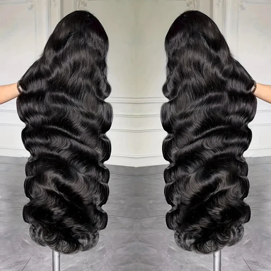 40 Inch Body Wave Human Hair Front Wig 13x6 13x4 Hd Lace Transparent Frontal wig Pre Plucked Brazilian Human Hair Wigs For Women