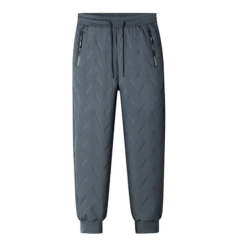 Winter Running Pant Cashmere Thicken Fleece Windproof Sweatpants Men Joggers  Cotton Warm Pants Male Waterproof Thermal Trousers