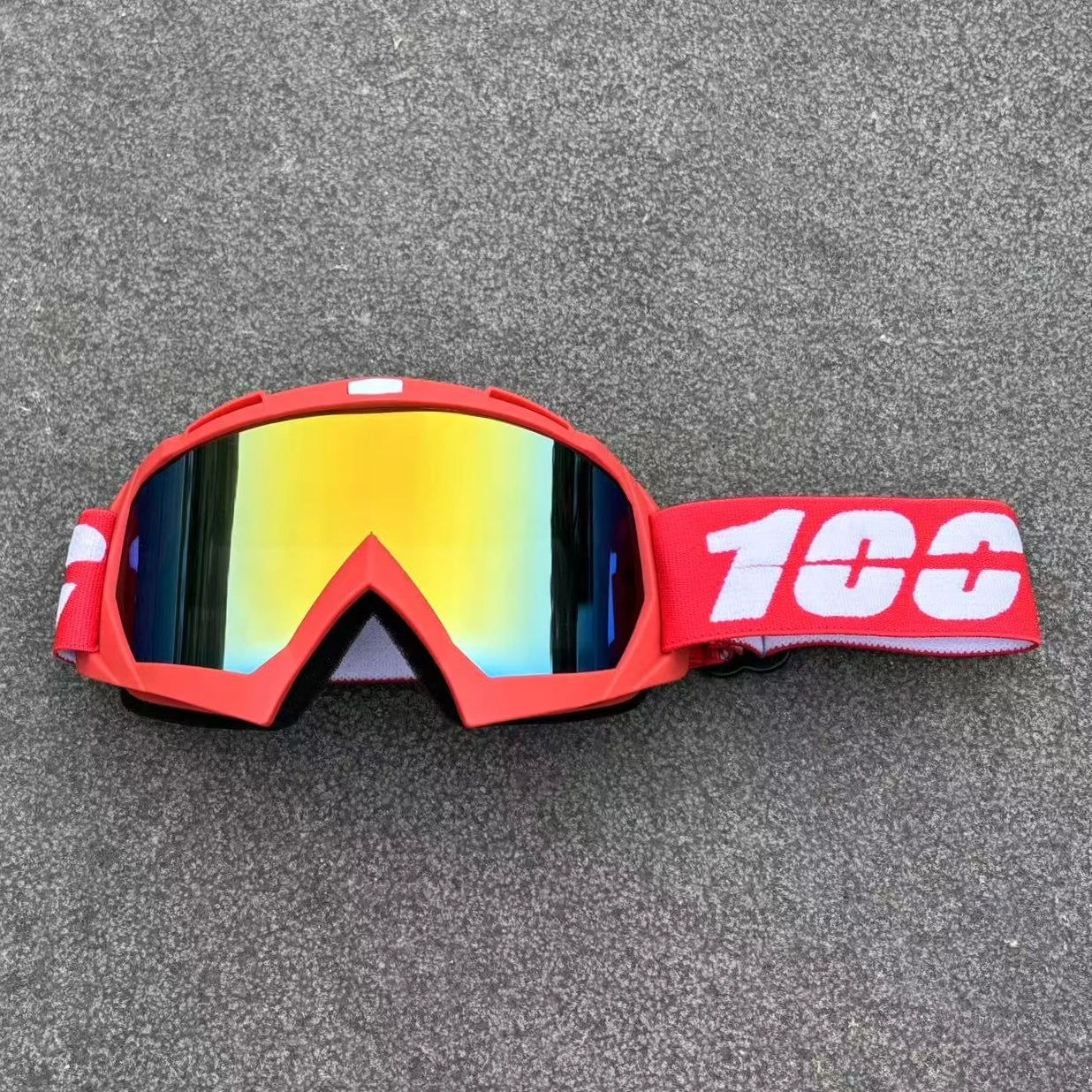 Newest 100 Motorcycle Goggles For Men Motocross Sunglasses Safety Protective MX Night Vision Helmet Goggles Driving Glasses