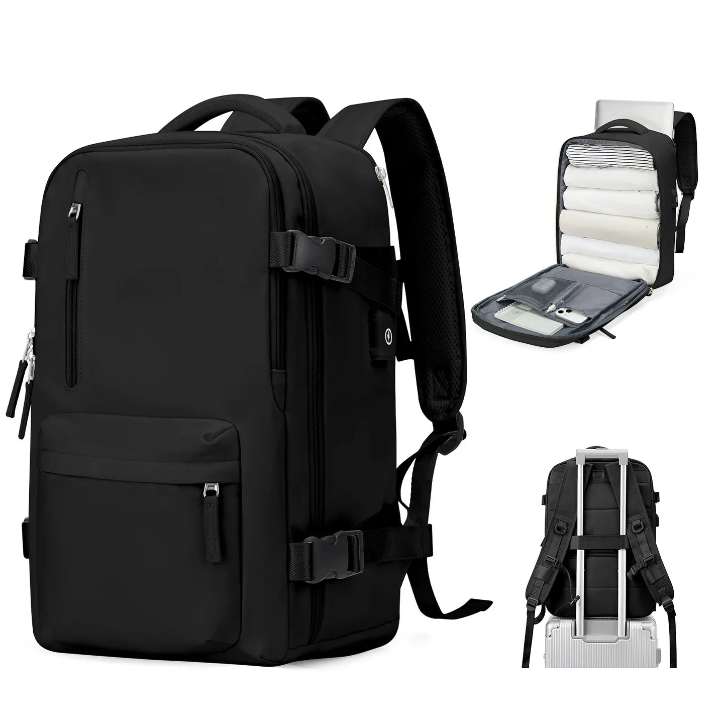 Women's Cabin Travel Backpack Laptop Bag Large Capacity Easyjet Carry-Ons 45x36x20 Backpack Ryanair 40x20x25 Water Resistant Bag