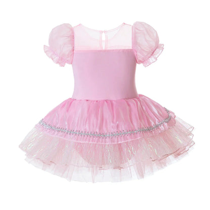 Princess Girl Sequined TUTU Ballet Dancing Dress Girl Party Costume Stage Show Fancy Outfit Children's Special Occasion Clothing
