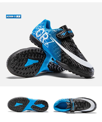 Professional Kids Soccer Shoes Football Boots Ultralight Cleats Non-Slip Training Match Football Shoes For Boys And Girls