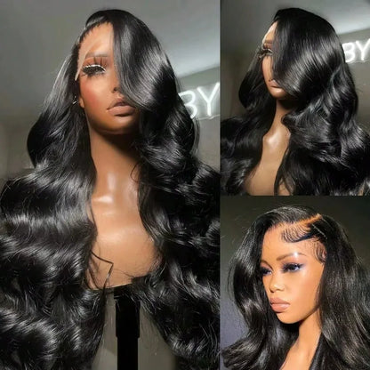 40Inch 200% Density 13x4 13x6 Body Wave Lace Front Wigs Human Hair Pre Plucked Human Hair Wigs For Women