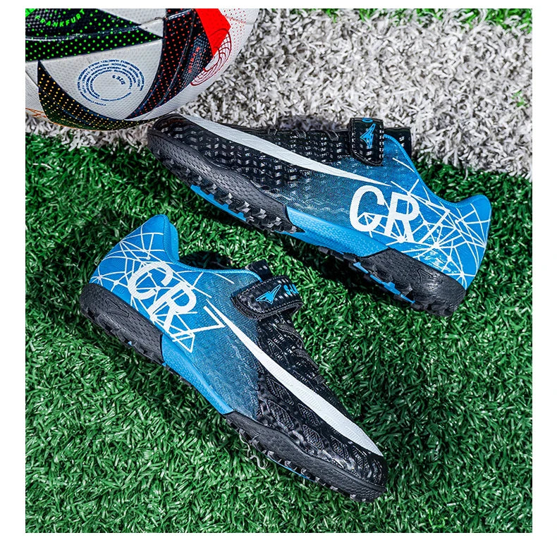 Professional Kids Soccer Shoes Football Boots Ultralight Cleats Non-Slip Training Match Football Shoes For Boys And Girls