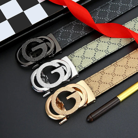 Top genuine leather and cowhide material men's belt fashion casual luxury brand men's belt jeans versatile design belt men