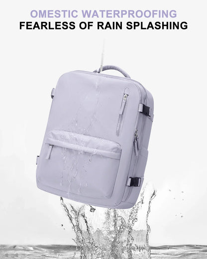 Women's Cabin Travel Backpack Laptop Bag Large Capacity Easyjet Carry-Ons 45x36x20 Backpack Ryanair 40x20x25 Water Resistant Bag