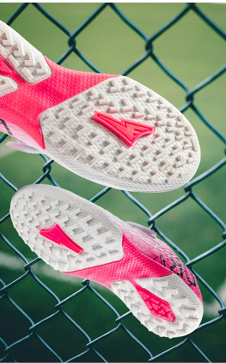Professional Kids Soccer Shoes Football Boots Ultralight Cleats Non-Slip Training Match Football Shoes For Boys And Girls