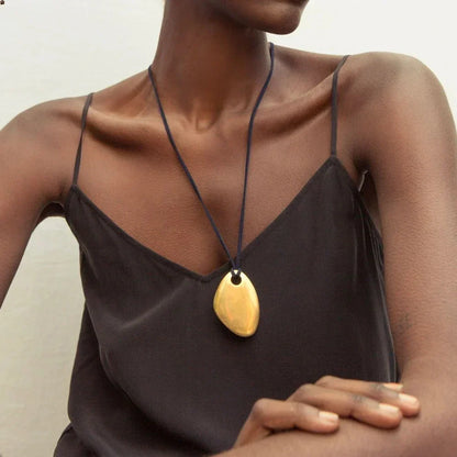 Waterproof Stainless Steel Micro Trend Cord Necklaces Women Statement Metal 18K Gold Plated Trendy 2024 Jewelry collares