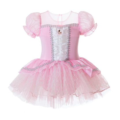 Princess Girl Sequined TUTU Ballet Dancing Dress Girl Party Costume Stage Show Fancy Outfit Children's Special Occasion Clothing