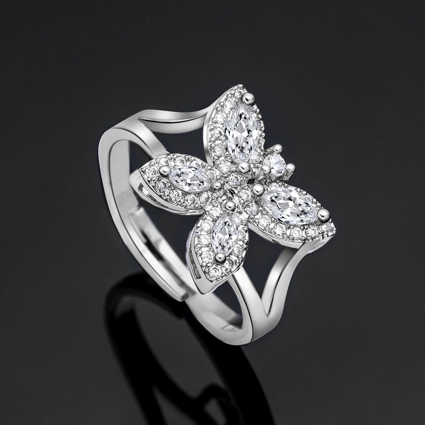 Conjunto De Joias De Casamento De Luxo Moderno 4 Peças Para Mulheres Conjunto De Joias De Noiva Zircônia Dubai Festa De Casamento 2024