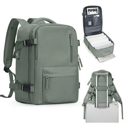 Women's Cabin Travel Backpack Laptop Bag Large Capacity Easyjet Carry-Ons 45x36x20 Backpack Ryanair 40x20x25 Water Resistant Bag