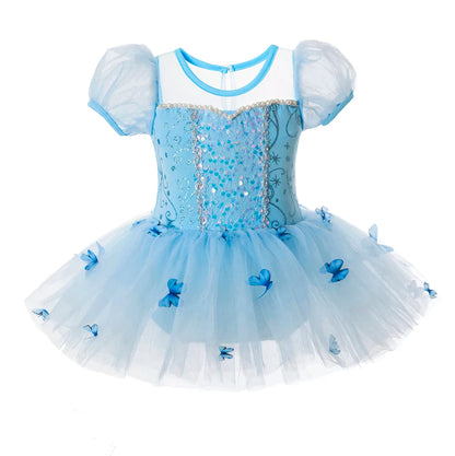 Princess Girl Sequined TUTU Ballet Dancing Dress Girl Party Costume Stage Show Fancy Outfit Children's Special Occasion Clothing