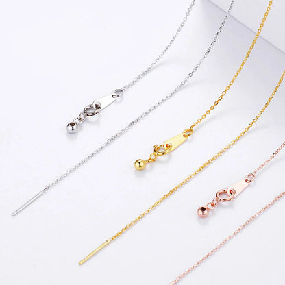 Adjusta Long Layered Pendant Necklace  Stainless Steel Necklace Chocker Necklaces for Women Fashion Jewelry YX26925