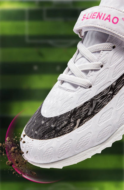 Professional Kids Soccer Shoes Football Boots Ultralight Cleats Non-Slip Training Match Football Shoes For Boys And Girls