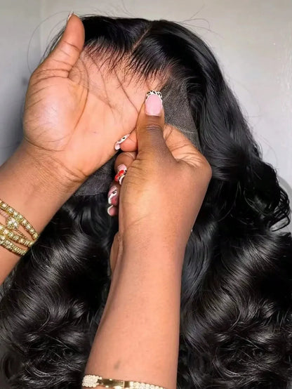 40Inch 200% Density 13x4 13x6 Body Wave Lace Front Wigs Human Hair Pre Plucked Human Hair Wigs For Women
