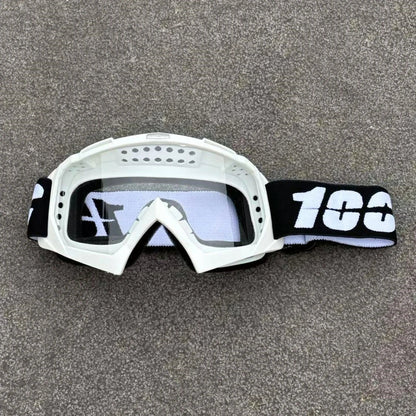 Newest 100 Motorcycle Goggles For Men Motocross Sunglasses Safety Protective MX Night Vision Helmet Goggles Driving Glasses