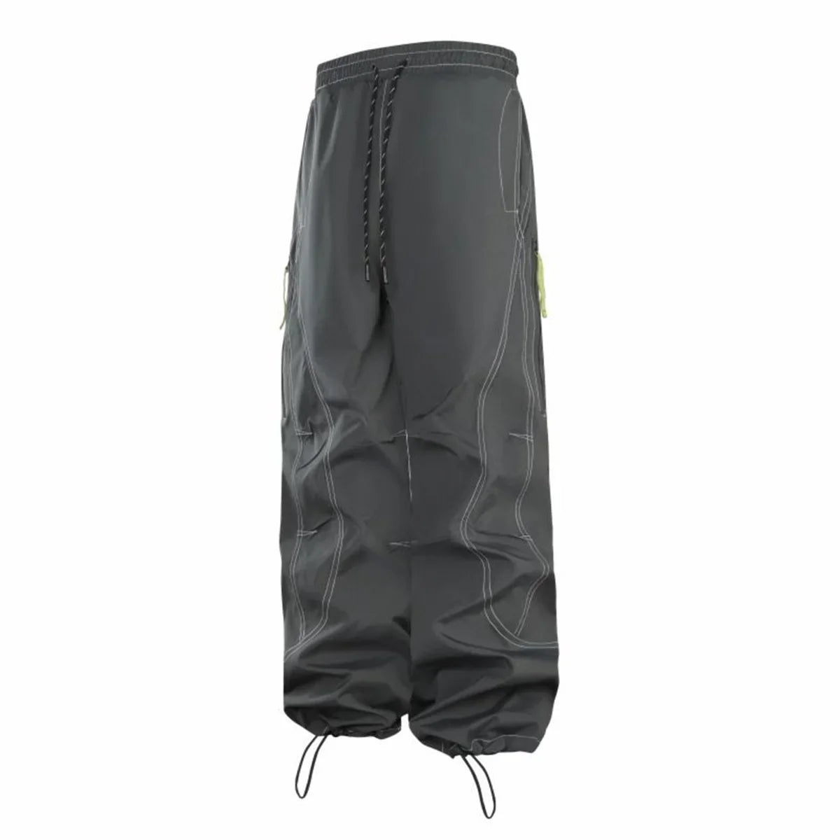 Summer Hiking Pant Autumn Outdoor Sports Waterproof Paratrooper Pants Elastic Waist Camping Trousers Solid Cycling Fishing Pants