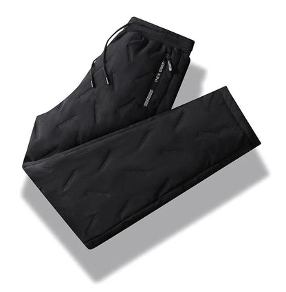 Winter Running Pant Cashmere Thicken Fleece Windproof Sweatpants Men Joggers  Cotton Warm Pants Male Waterproof Thermal Trousers