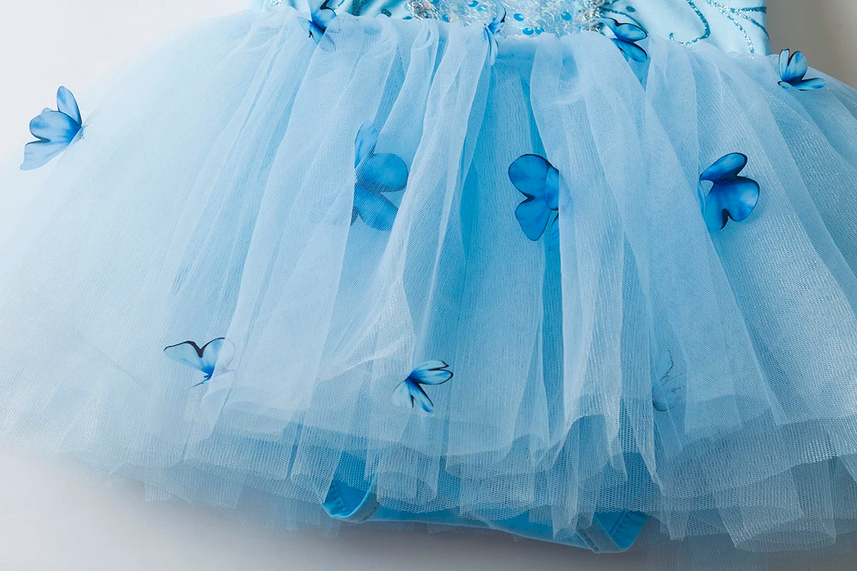 Princess Girl Sequined TUTU Ballet Dancing Dress Girl Party Costume Stage Show Fancy Outfit Children's Special Occasion Clothing