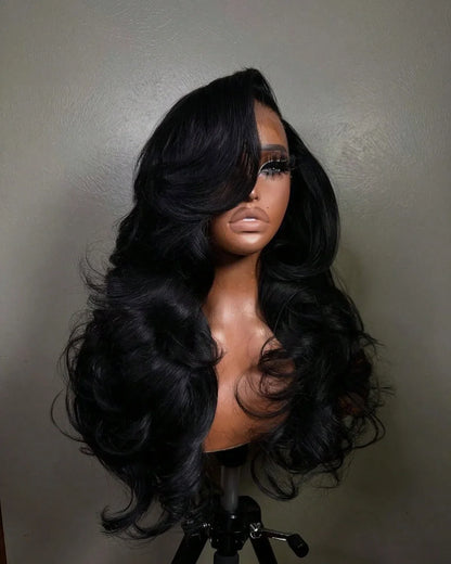 40Inch 200% Density 13x4 13x6 Body Wave Lace Front Wigs Human Hair Pre Plucked Human Hair Wigs For Women