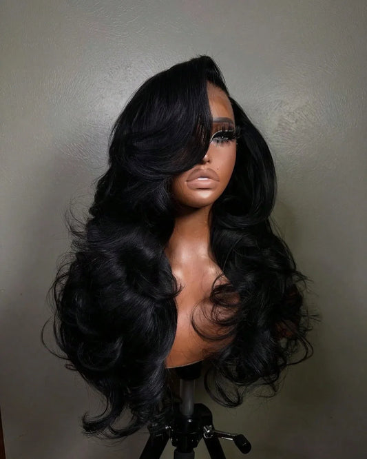 40Inch 200% Density 13x4 13x6 Body Wave Lace Front Wigs Human Hair Pre Plucked Human Hair Wigs For Women