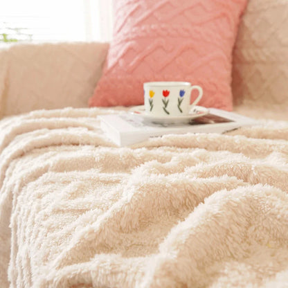 Soft Cozy Velvet Taffeta Blanket, Warm for Bed Sofa Office, Elegant Home Decor, Perfect Gift for All, Durable and Double-sided