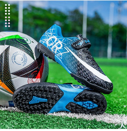 Professional Kids Soccer Shoes Football Boots Ultralight Cleats Non-Slip Training Match Football Shoes For Boys And Girls