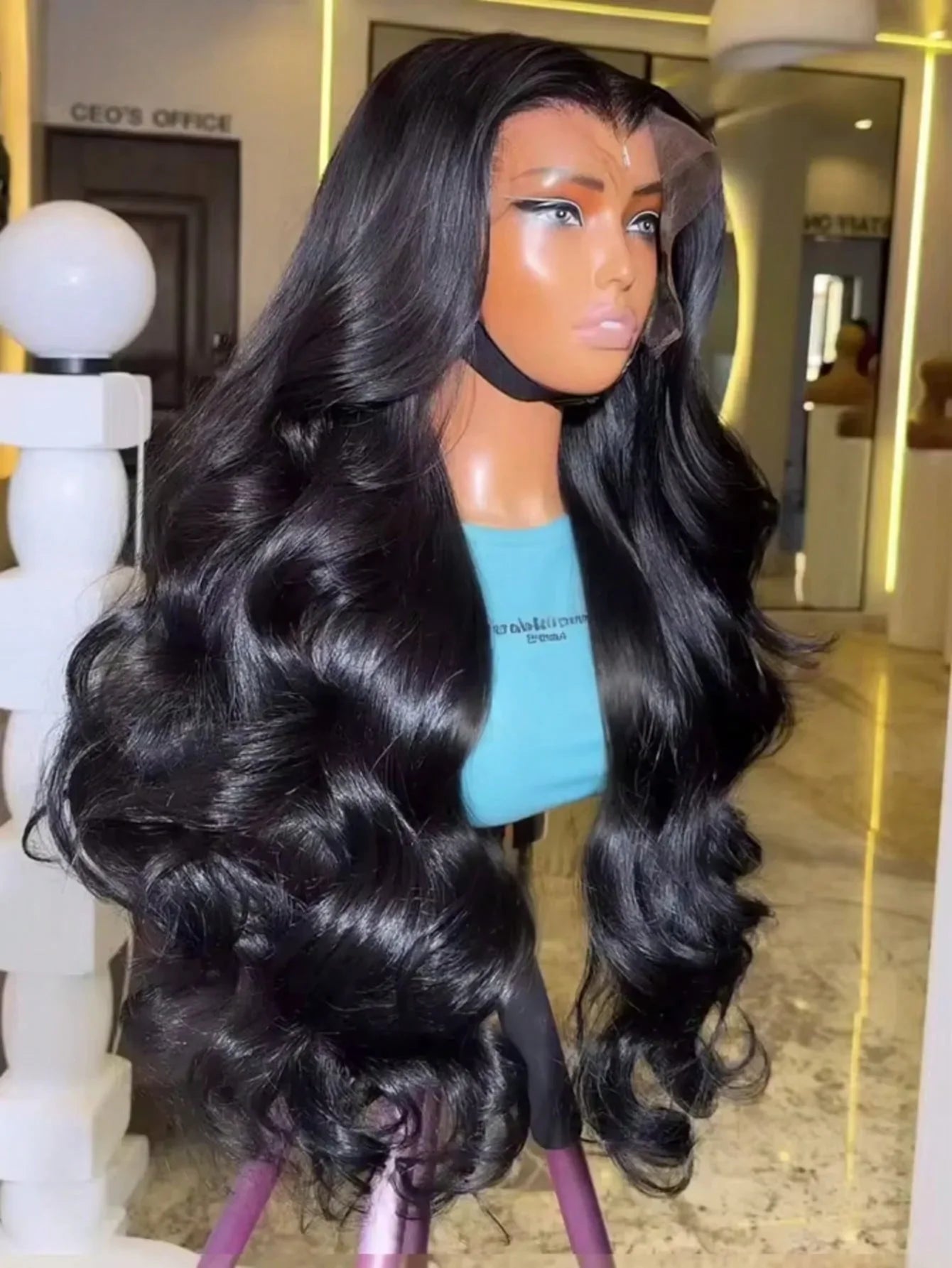 40Inch 200% Density 13x4 13x6 Body Wave Lace Front Wigs Human Hair Pre Plucked Human Hair Wigs For Women